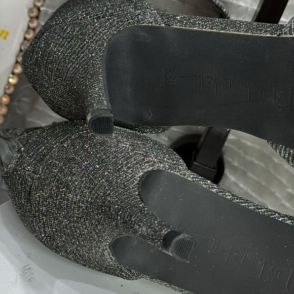 (T5)N by Nicole Miller - Women's Carty Pointed Toe Zip Pumps Stiletto Heel 8.5M - Picture 9 of 14